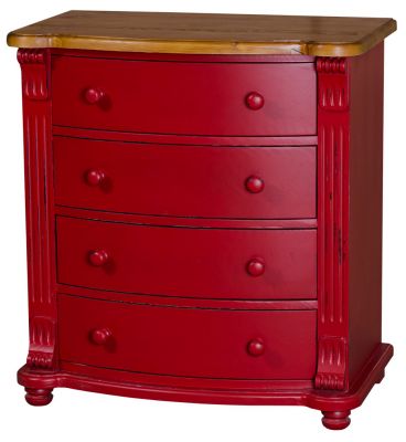 Commode 4 tiroirs en chêne massif